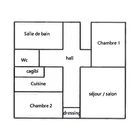 Apartamento A Deux Pas De La Plage, 2 Chambres, 6 Pers Berck